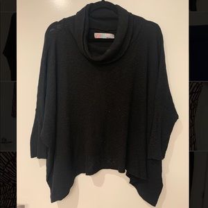 Free People Cowl Neck Black Sweater